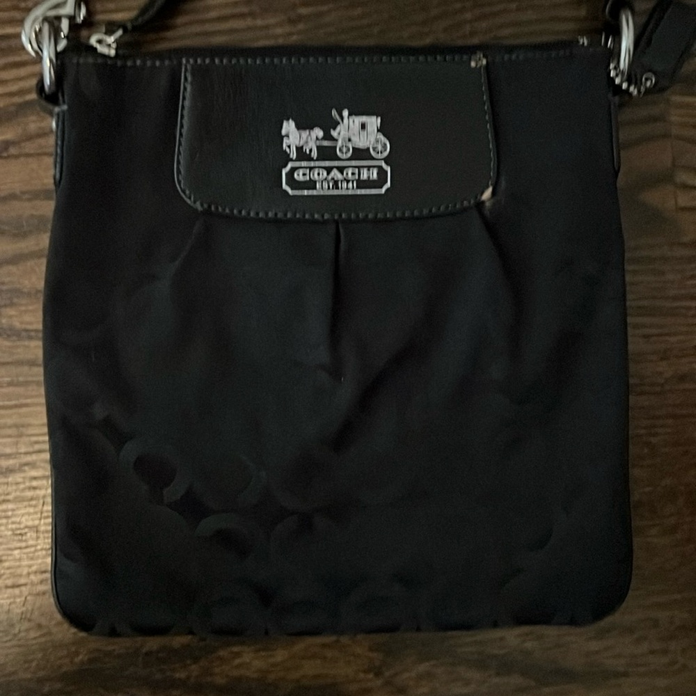 Coach black crossbody